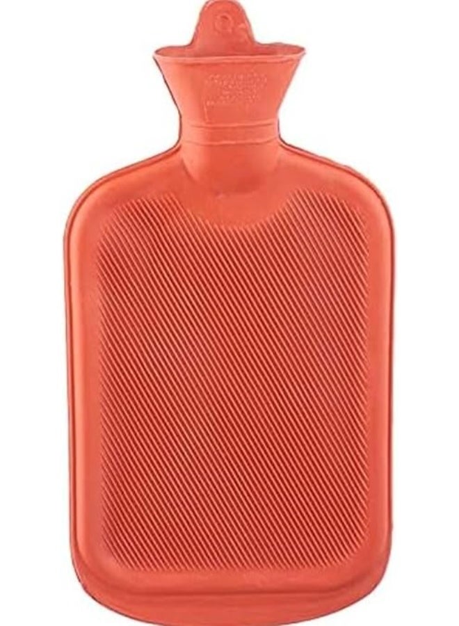 قربة مياه علاجية سعة 2.5 لتر لتخفيف آلام الجسم، حقيبة حرارية عملاقة تحتفظ بالحرارة لفترة طويلة لآلام الظهر والتقلصات - Image 1